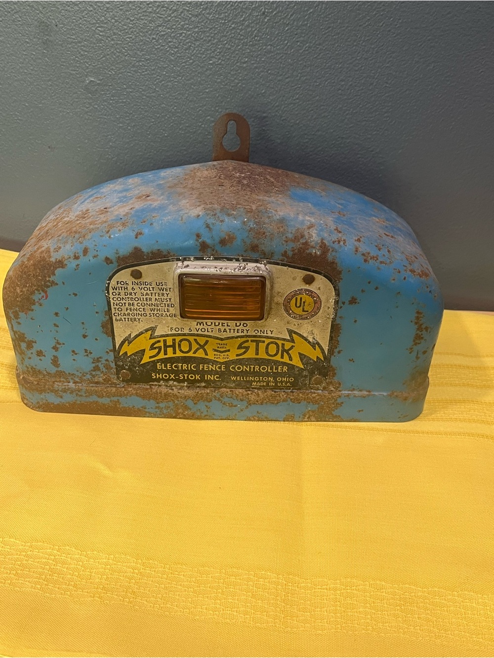 Vintage Shox-Stok Model DO Electric Fence Controller
